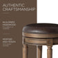 Pullman 31 Inch Tall Bar Height Upholstered Backless Barstool in