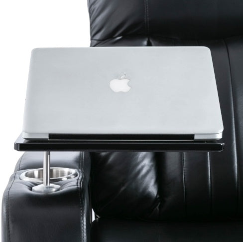 Premium Power Recliner With Storage Arms, Cupholders, Swivel Tray Tabl