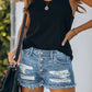 Gypsy Mid-rise Distressed Denim Shorts
