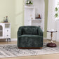 Swivel Barrel Chair, Comfy Round Accent Sofa Chair for Living Room,