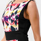 Geometric Floral Print Bodycon Dress