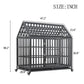 Heavy Duty Dog Kennel Pet Cage With Roof And Windows