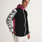 Mens Lightweight Windbreaker Jacket with Hood and Zipper Closure -