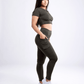 High-Waisted Leggings with Side Cargo Pockets