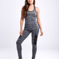 High-Waisted Pilates Leggings with Side Pockets & Mesh Panels