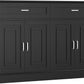 Sideboard Buffet Cabinet with Storage, 55.1" Large Kitchen Storage
