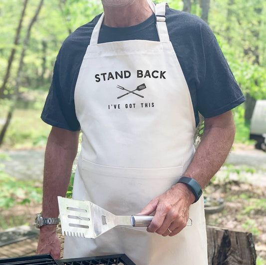 Dad's Stand Back I've Got This - Men's Apron