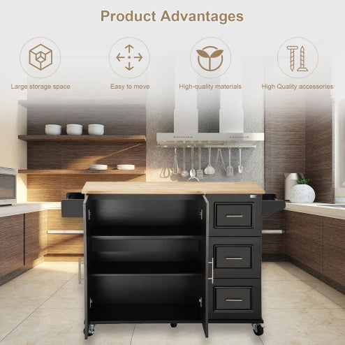 Kitchen Island And Kitchen Trolley, Mobile Kite Island, With