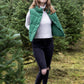 Cropped Corduroy Puffer Vest