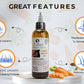 Carrot Hair Growth Oil 2oz, Herbs, Biotin, Essential oils For All Hair