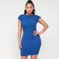 Popcorn Textured No Sleeve Midi Dress | L / Lime