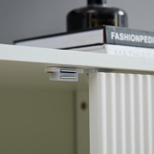 Buffet Cabinet With Wavy Texture