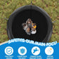 14 FT TRAMPOLINE INSIDE SAFETY NET WITH BASKETBALL HOOP