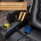 Black Power Recliner with USB, Cup Holders, Storage