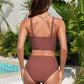 Women Twist High Waist Bikini Swimsuit