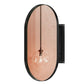 20x34 Inch Oval Recessed Metal Frame Bathroom Wall Cabinet With Mirror