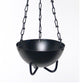 Hanging cauldron for burning smudging herbs and resins - Large