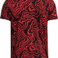 Red-Black Under Armour Boys' Basketball Shield Printed T-Shirt