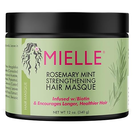 MIELLE ROSEMARY MINT HAIR MASQUE 12oz