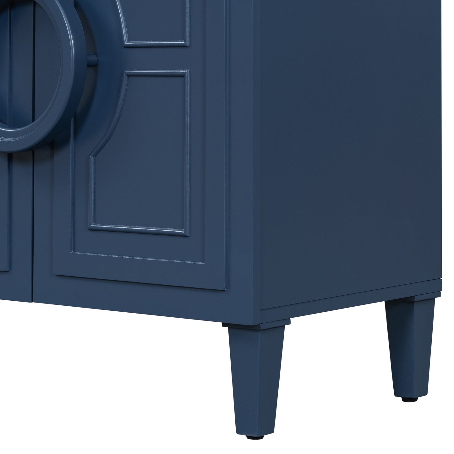 Four-door sideboard with French-Inspired,Suitable for Living Rooms,