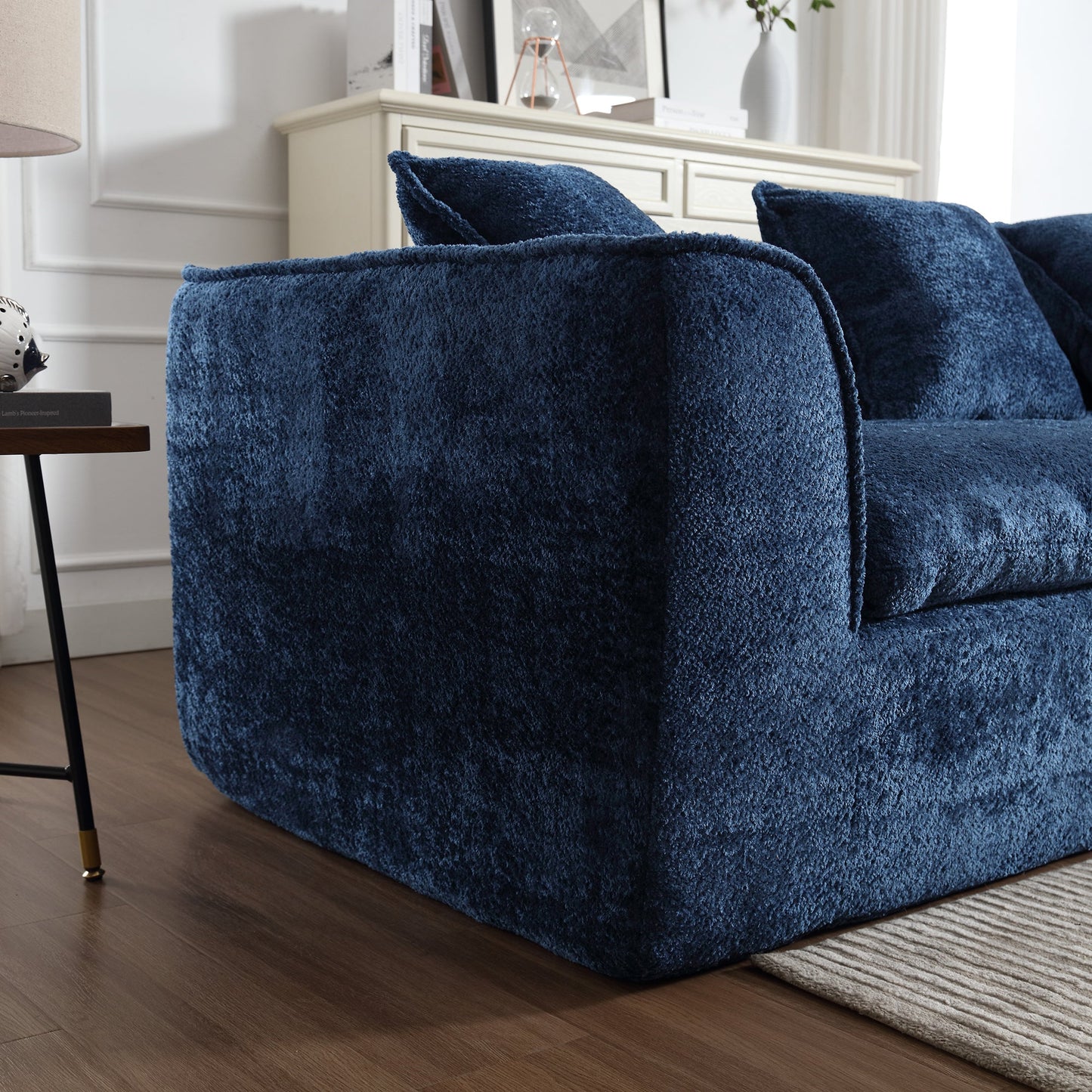 Boucle Sofa 3 Seater for Living Room Oversized Comfy Sofa unique