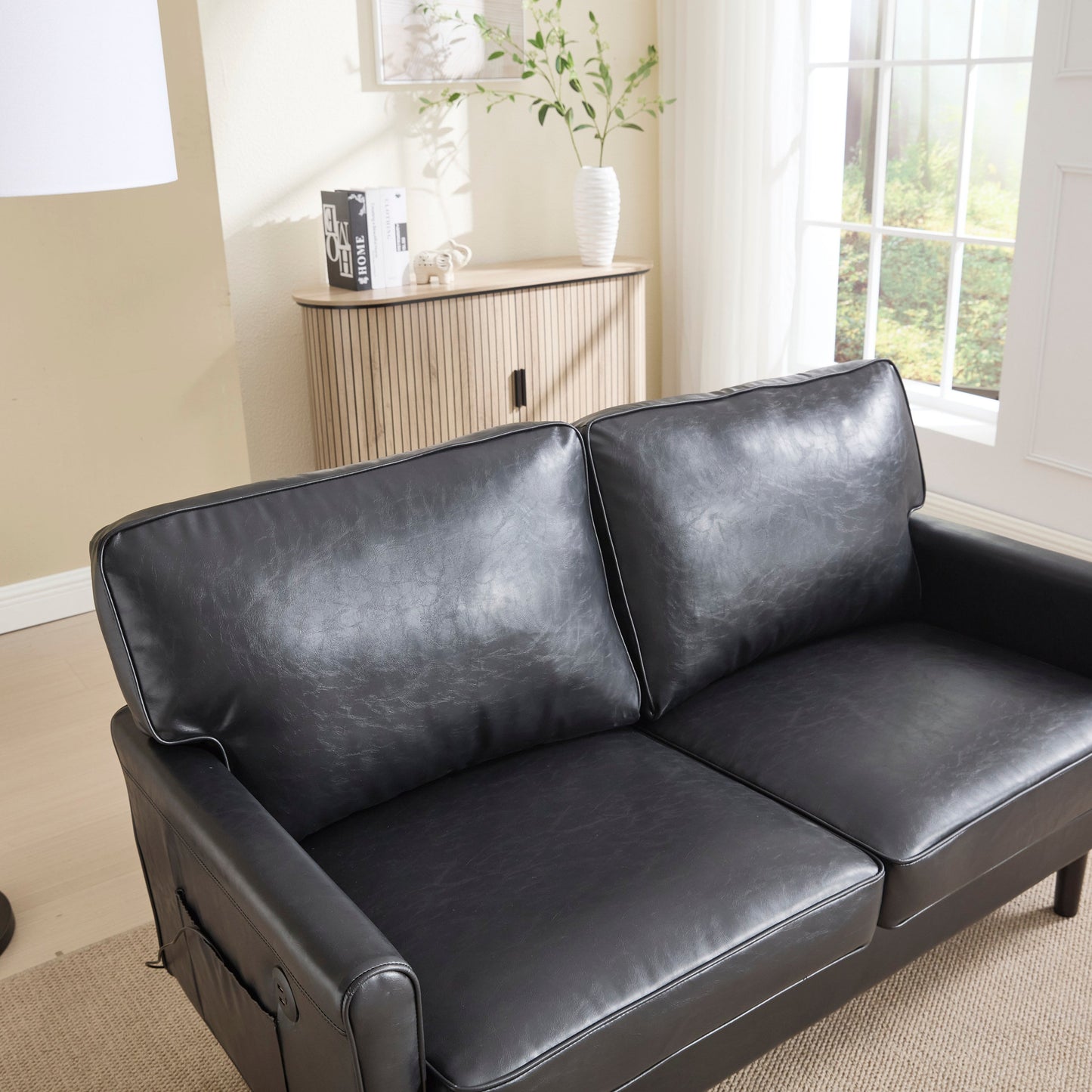 Loveseat Sofa, Mid Century Modern Love Seat, 2 Seater Sofa Couches for