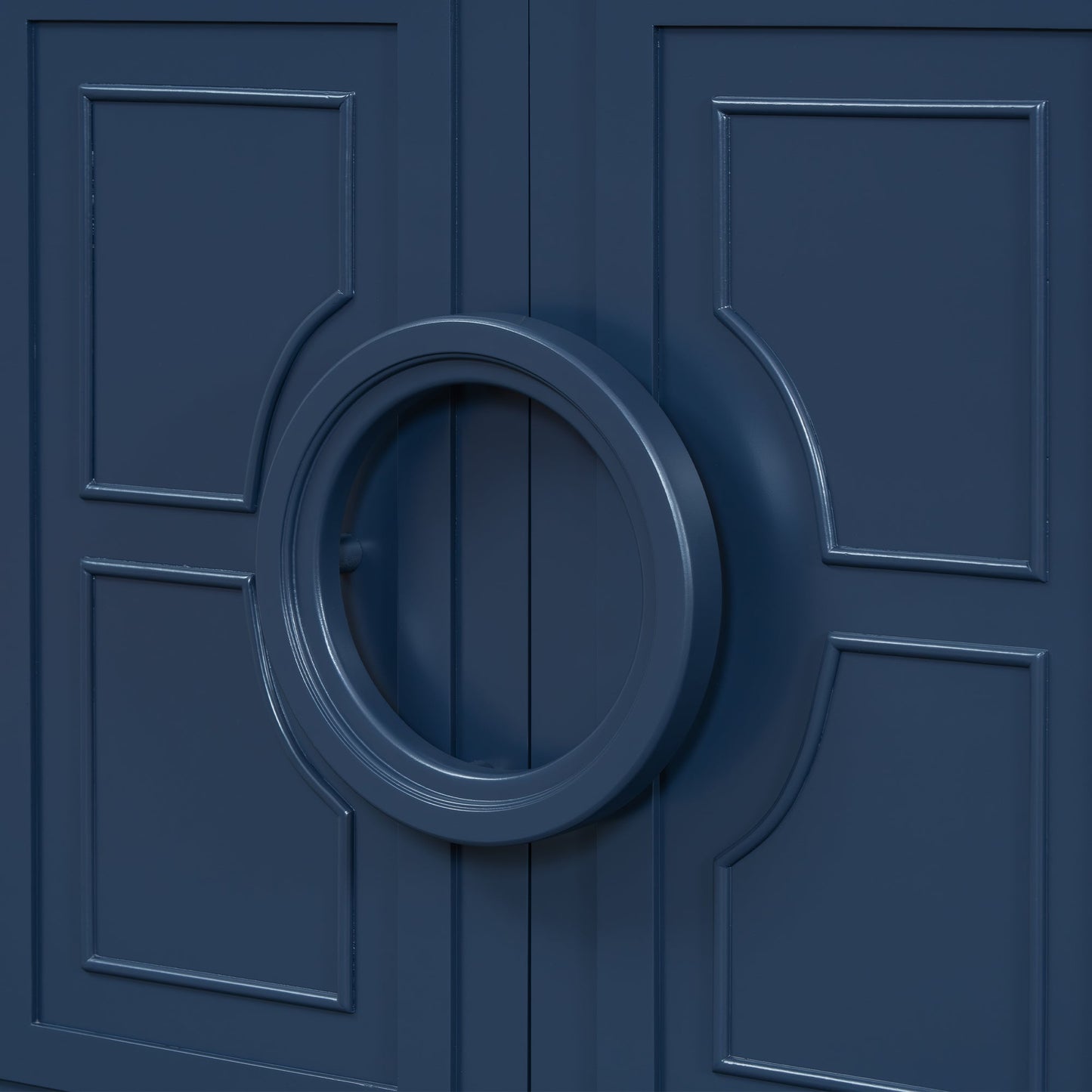 Four-door sideboard with French-Inspired,Suitable for Living Rooms,