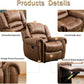 Leather Recliner Chair Set of 2, Classic and Traditional Manual