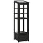 62.4inch Height Wood Garden Greenhouse Balcony Portable Mini Cold