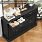 Sideboard Buffet Cabinet with Storage, 55.1" Large Kitchen Storage