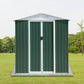 6FTx4FT Apex Roof Green Outdoor Tool Storage House Garden Shed With