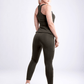 High-Waisted Pilates Leggings with Side Pockets & Mesh Panels