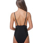 SOLID MESH BLACK SEXY ONE PIECE