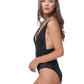 SOLID MESH BLACK SEXY ONE PIECE