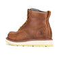ROCKROOSTER Edgewood Men's 6 inch Brown soft toe wedge work boots