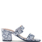 Doodle Animal Print Block Heel Sandals