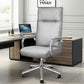 Executive Office Chair For Women And Adults White Leather High Back