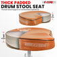 5Core Drum Throne Padded Guitar Stool Saddle Drummer Seat for Adults &