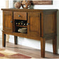 Ralene Rustic Dining Room Buffet with Wine Rack