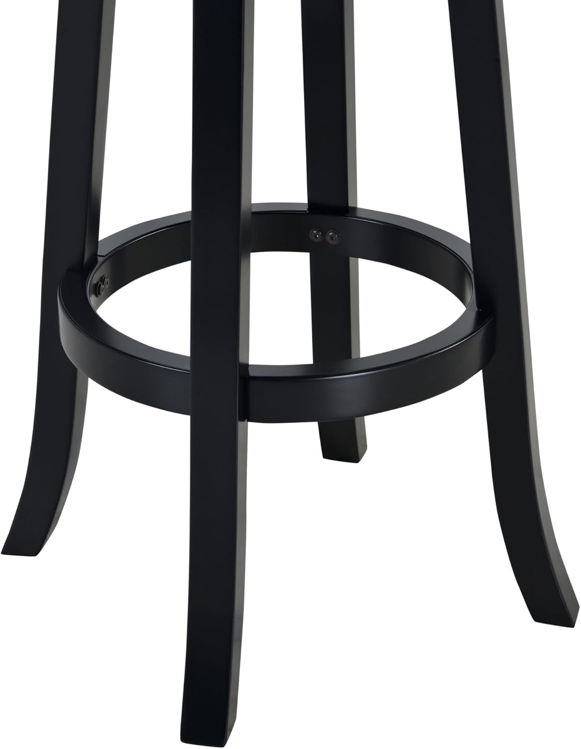 Augusta Extra Tall Swivel Bar Stool, 34-Inch, Black