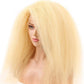 200% Density Kinky Straight 613 Blonde 13x4 Lace 13x6 Frontal Wigs