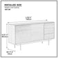 COMBO mid century Sideboard Buffet Table or TV Stand with storage for