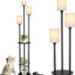Floor Lamp With Shelf, Floor Lamp For Modern Living Room, 3 Light