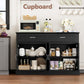 Sideboard Buffet Cabinet with Storage, 55.1" Large Kitchen Storage
