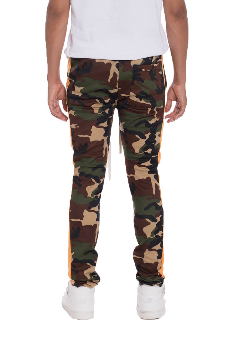 CAMO SIDE STRIPE TRACK PANTS