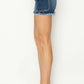 RISEN Raw Hem Denim Shorts with Pockets