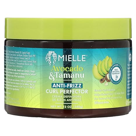 MIELLE AVOCADO & TAMANU ANTI FRIZZ CURL PERFECTOR 12oz