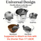 Versatile ClipOn Plastic Strainer for Kitchen Pots
