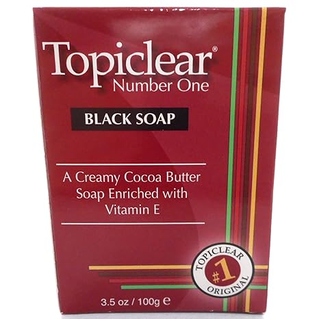 Topiclear Soap Number One Black (6EA/UN) 100 GR
