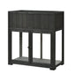 Patio 35.4''x17.7''x37.4'' Mini Wood Cold Frame, Compact 2 Doors